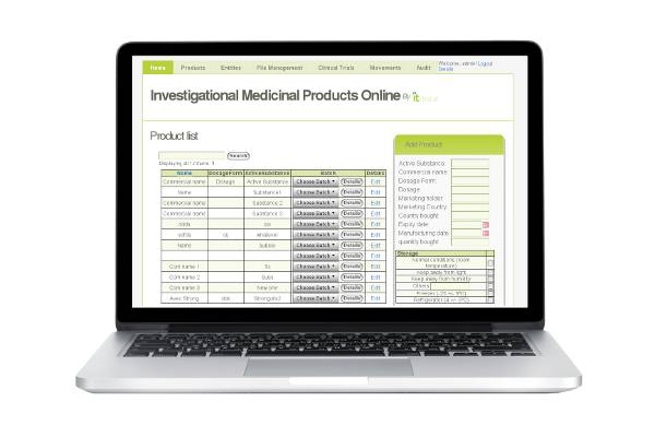 IMPO drug accountability software screenshot